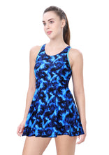 Load image into Gallery viewer, RACER-BACK SWIMDRESS (WITH BOYLEG)