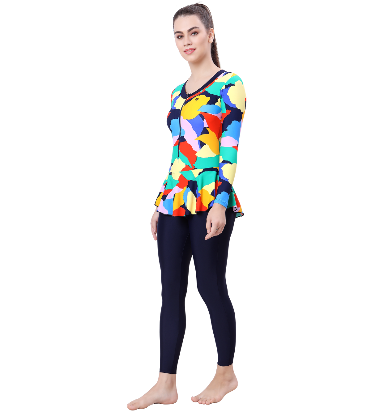 LACTRA FULL BODYSUIT FREEL WITH  FRONT ZIP