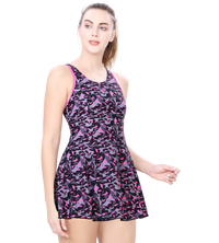 LACTRA RACER-BACK SWIMDRESS WITH BOYLEG