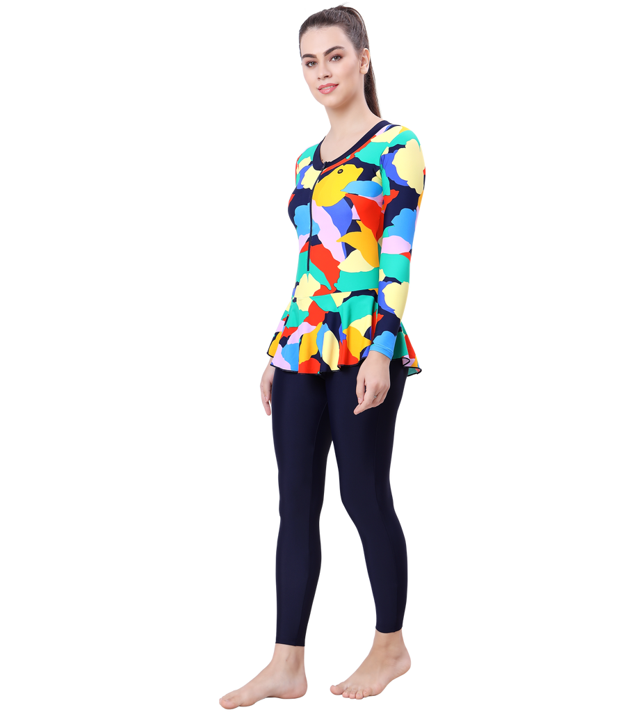 LACTRA FULL BODYSUIT FREEL WITH  FRONT ZIP