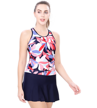 LACTRA TANKINI PRINTED TWO PIECE SWIMWEAR