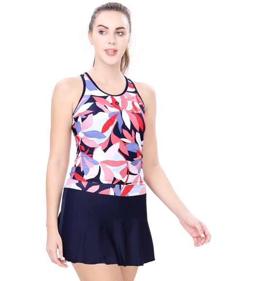 LACTRA TANKINI PRINTED TWO PIECE SWIMWEAR