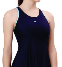 Load image into Gallery viewer, RACER-BACK SWIMDRESS WITH BOYLEG