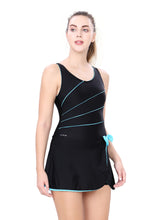 Load image into Gallery viewer, U-BACK SWIM DRESS WITH BOYLEG