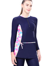 Load image into Gallery viewer, Printed full bodysuit (free with front zip )