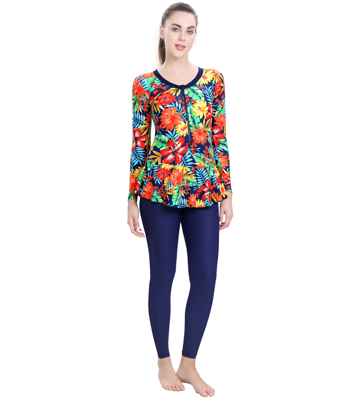 LACTRA FULL BODYSUIT FREEL WITH  FRONT ZIP