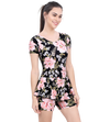 LACTRA U-BACK SWIMDRESS SLEEVE WITH BOYLEG