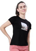 Load image into Gallery viewer, WOMEN ROUND NECK CASUEL T-SHIRT