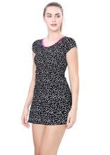 Load image into Gallery viewer, U-BACK SWIMDRESS (SLEEVE WITH BOYLEG)