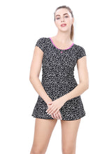 Load image into Gallery viewer, U-BACK SWIMDRESS (SLEEVE WITH BOYLEG)