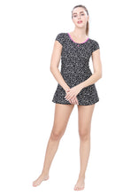 Load image into Gallery viewer, U-BACK SWIMDRESS (SLEEVE WITH BOYLEG)
