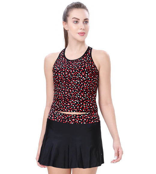 LACTRA TANKINI PRINTED TWO PIECE SWIMWEAR