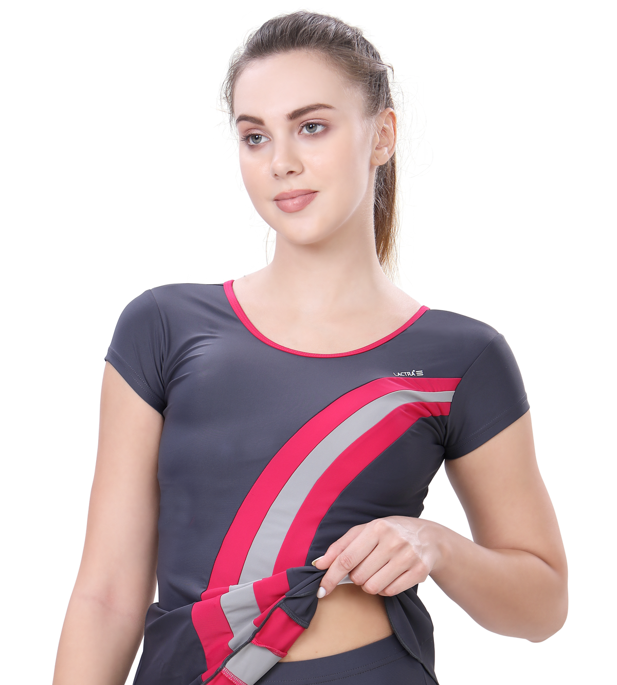 LACTRA 2 PICES KNEE LEG BODYSUIT WITH FULL LINING COVER