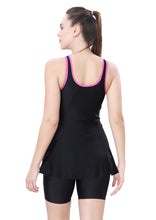 Load image into Gallery viewer, U-BACK SWIMDRESS (PRINTED PANEL WITH BOYLEG)