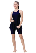 Load image into Gallery viewer, RACER-BACK SWIMDRESS WITH BOYLEG