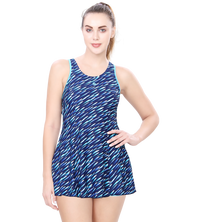 LACTRA RACER-BACK SWIMDRESS WITH BOYLEG