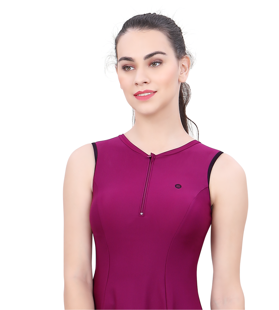 LACTRA WOMEN SWIMDRESS WITH BOYLEG