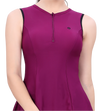 LACTRA WOMEN SWIMDRESS WITH BOYLEG - Plum