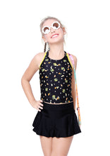 Load image into Gallery viewer, TANKINI WITH SKIRT AND INSIDE BOYLEG
