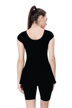 Load image into Gallery viewer, U-BACK SWIMDRESS SLEEVE WITH BOYLEG