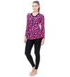 LACTRA FULL BODYSUIT FREEL WITH  FRONT ZIP - Printed