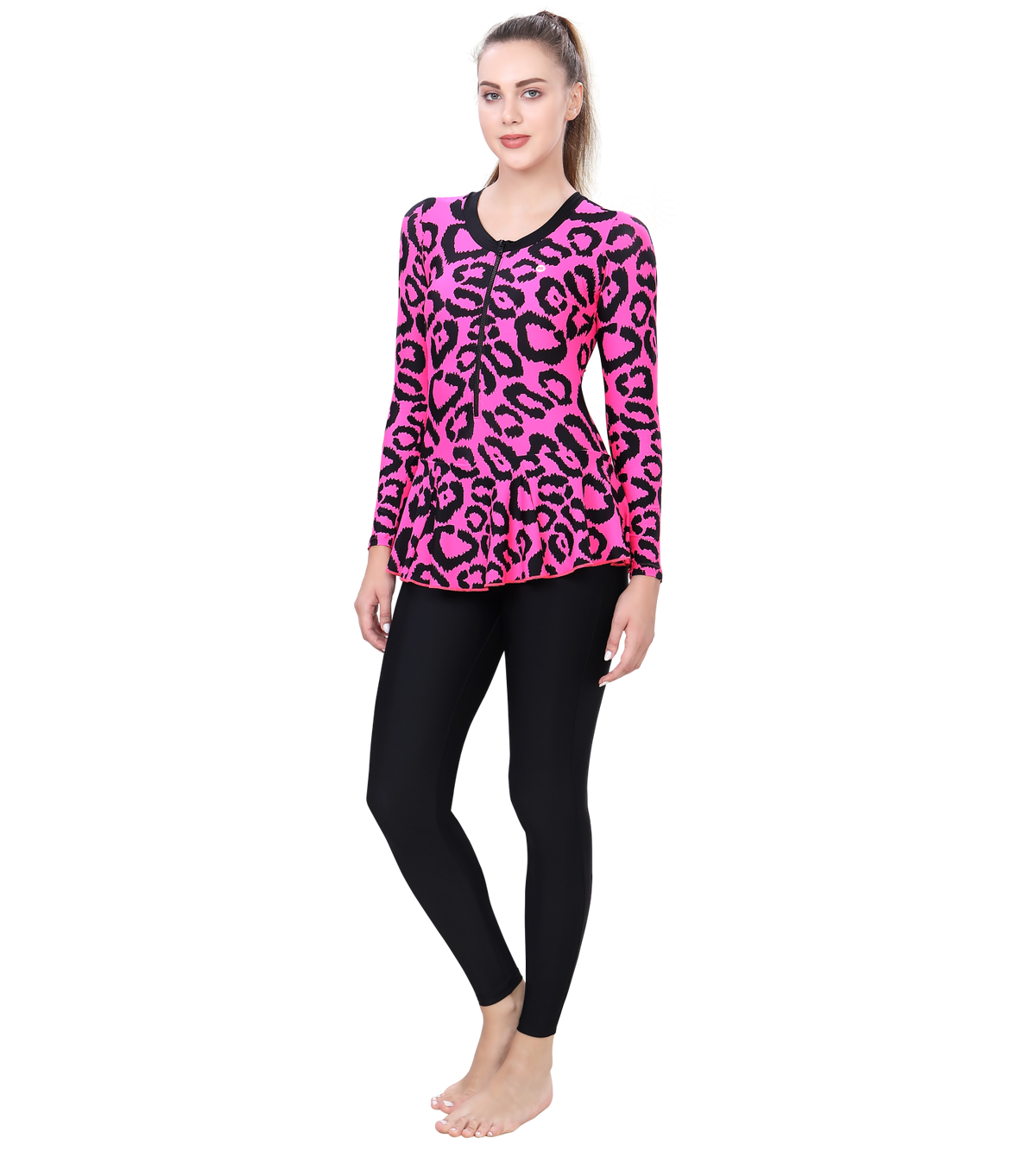 LACTRA FULL BODYSUIT FREEL WITH  FRONT ZIP
