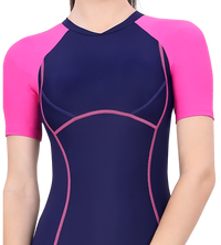 LACTRA WOMEN KNEE SUIT WITH BACK ZIP SWIMWEAR