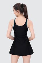 Load image into Gallery viewer, U-BACK SWIMDRESS (PRINTED PANEL WITH BOYLEG)