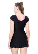 Load image into Gallery viewer, U-Back Swimdress ( sleeve with boyleg )