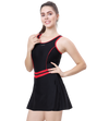 LACTRA RACER-BACK SWIMDRESS WITH BOYLEG