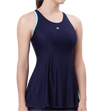 LACTRA RACER-BACK SWIMDRESS WITH BOYLEG