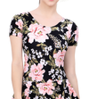 LACTRA U-BACK SWIMDRESS SLEEVE WITH BOYLEG