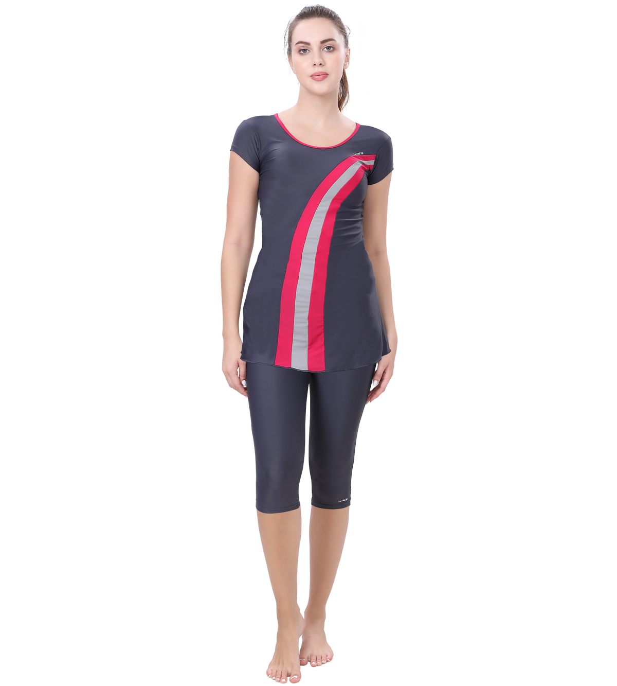 LACTRA 2 PICES KNEE LEG BODYSUIT WITH FULL LINING COVER