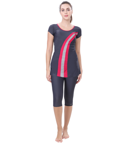 LACTRA 2 PICES KNEE LEG BODYSUIT WITH FULL LINING COVER