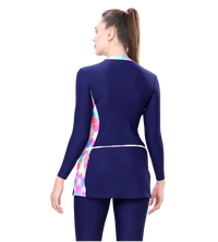 LACTRA PRINTED FULL BODYSUIT FREEL WITH FRONT ZIP