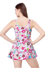 Load image into Gallery viewer, U-BACK SWIMDRESS (ALL OVER PRITEND WITH BOYLEG)