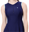 LACTRA WOMEN SWIMDRESS WITH BOYLEG - Navy