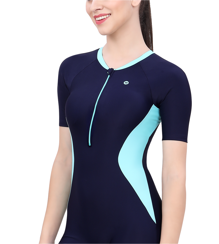 LACTRA KNEE SUIT WITH FRONT ZIP