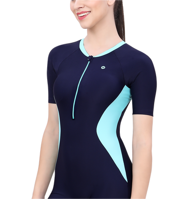 LACTRA KNEE SUIT WITH FRONT ZIP