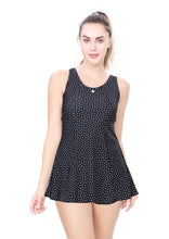Load image into Gallery viewer, U-BACK SWIMDRESS (ALL OVER PRINTEND WITH BOYLEG)