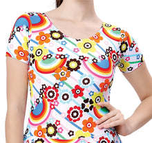Load image into Gallery viewer, U BACK SWIMDRESS (SLEEVE WITH BOYLEG)