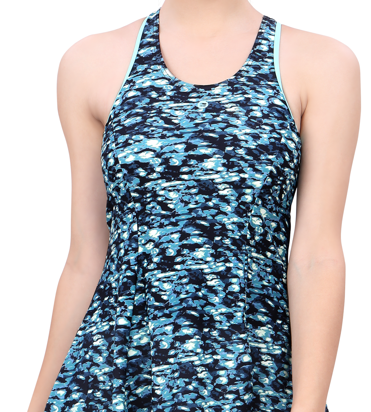 LACTRA RACER-BACK SWIMDRESS WITH BOYLEG