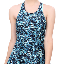 LACTRA RACER-BACK SWIMDRESS WITH BOYLEG