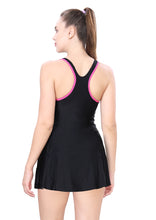 Load image into Gallery viewer, RACER BACK SWIMDRESS WITH BOYLEG