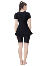 Load image into Gallery viewer, UPPER KNEE LEG SUIT ( FRONT ZIP WTH CONTRAST SIDE PANEL)