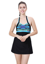 Load image into Gallery viewer, U-BACK SWIMDRESS ( WITH BOYLEG)