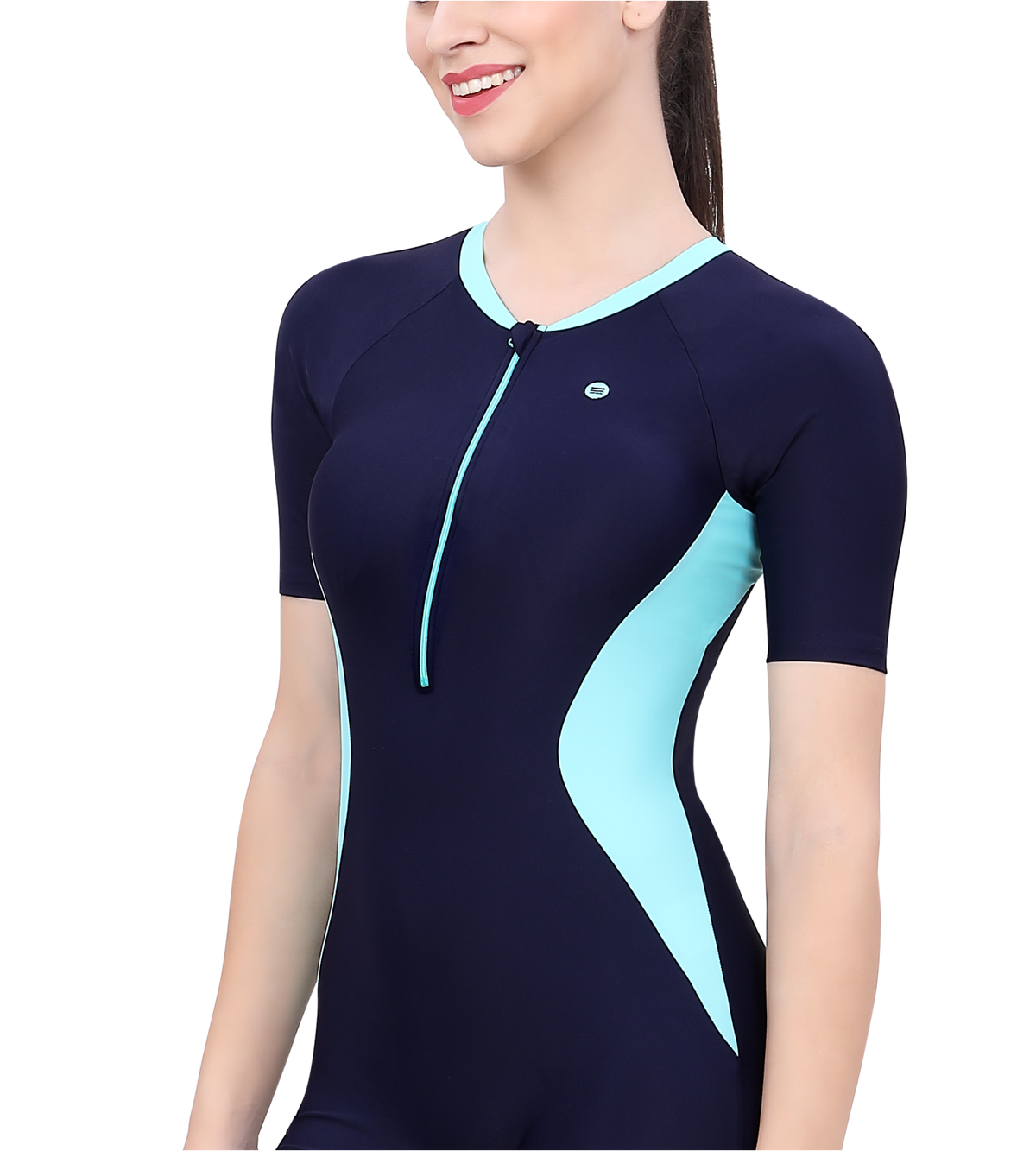 LACTRA KNEE SUIT WITH FRONT ZIP