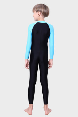 CONTRAST PANEL FULL SLEEVES ALL IN ONE  SUIT.