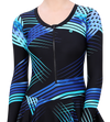LACTRA FULL BODYSUIT FREEL WITH  FRONT ZIP - Printed