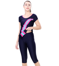 LACTRA 2 PICES KNEE LEG BODYSUIT WITH FULL LINING COVER